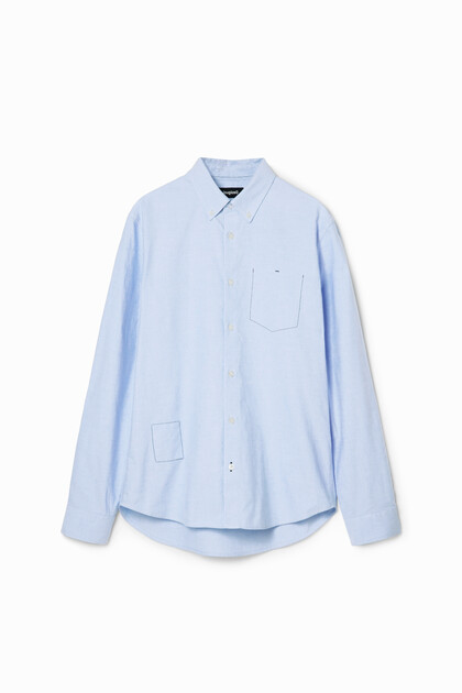 Camicia satinata impunture