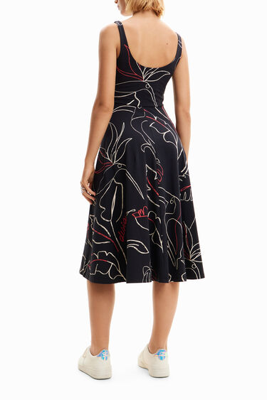 Vestit tirants punt tropical | Desigual