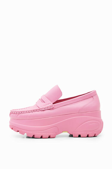 Mocassins pell plataforma Maitrepierre | Desigual