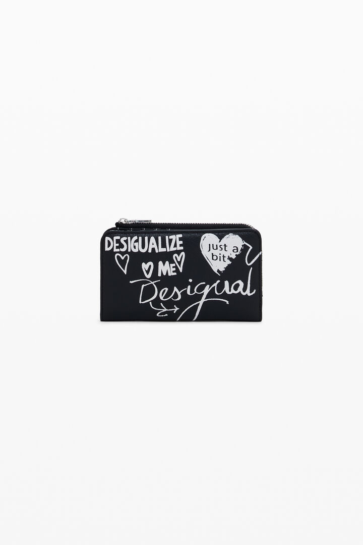 Medium graffiti faux leather wallet | Desigual