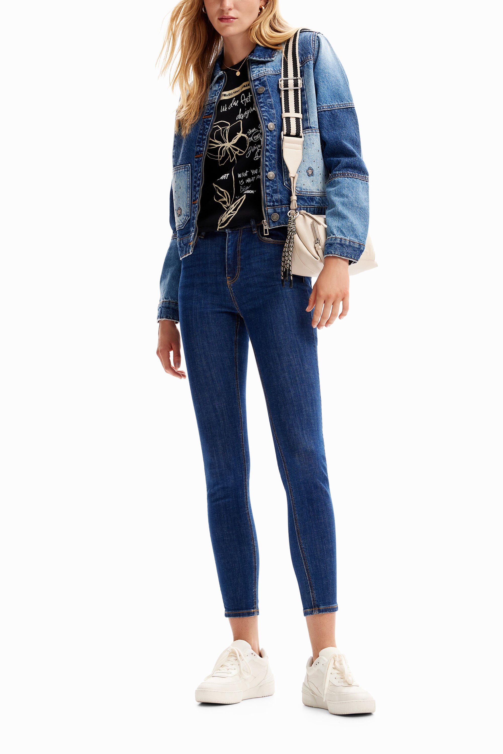Trucker-Jeansjacke Patch