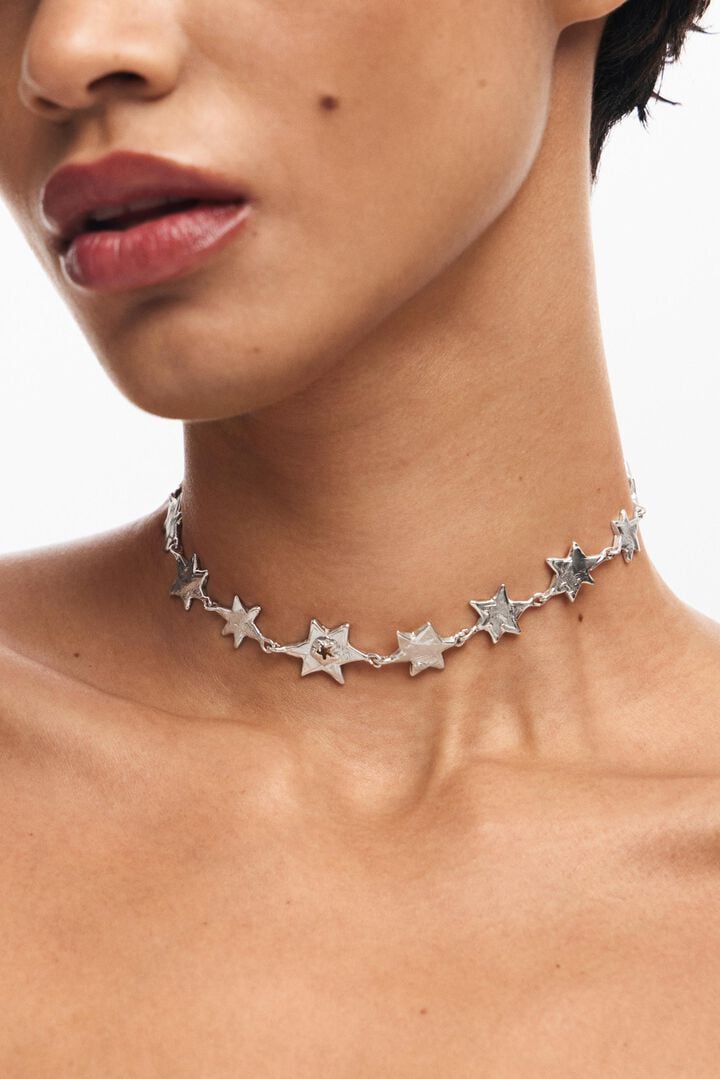 Choker estrellas baño oro Zalio | Desigual