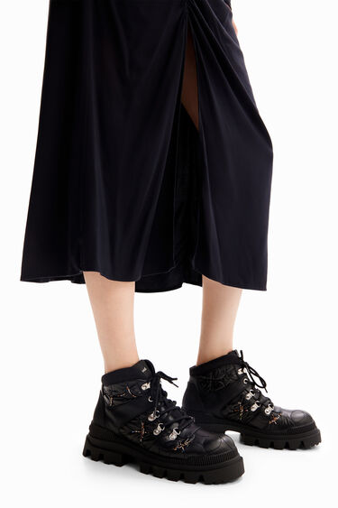 Botas trekking abalorios | Desigual