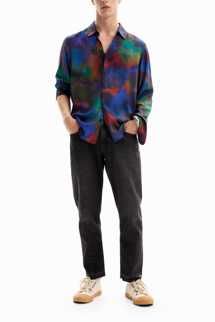 Flowing watercolour shirt | Desigual
