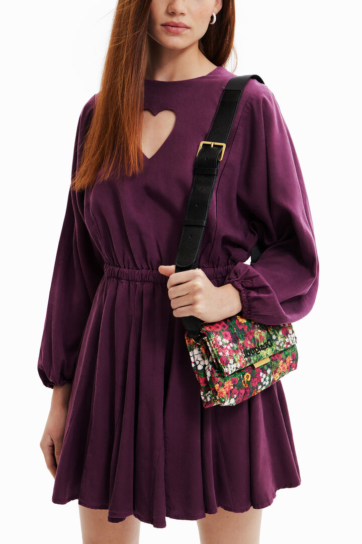 Small floral crossbody bag | Desigual