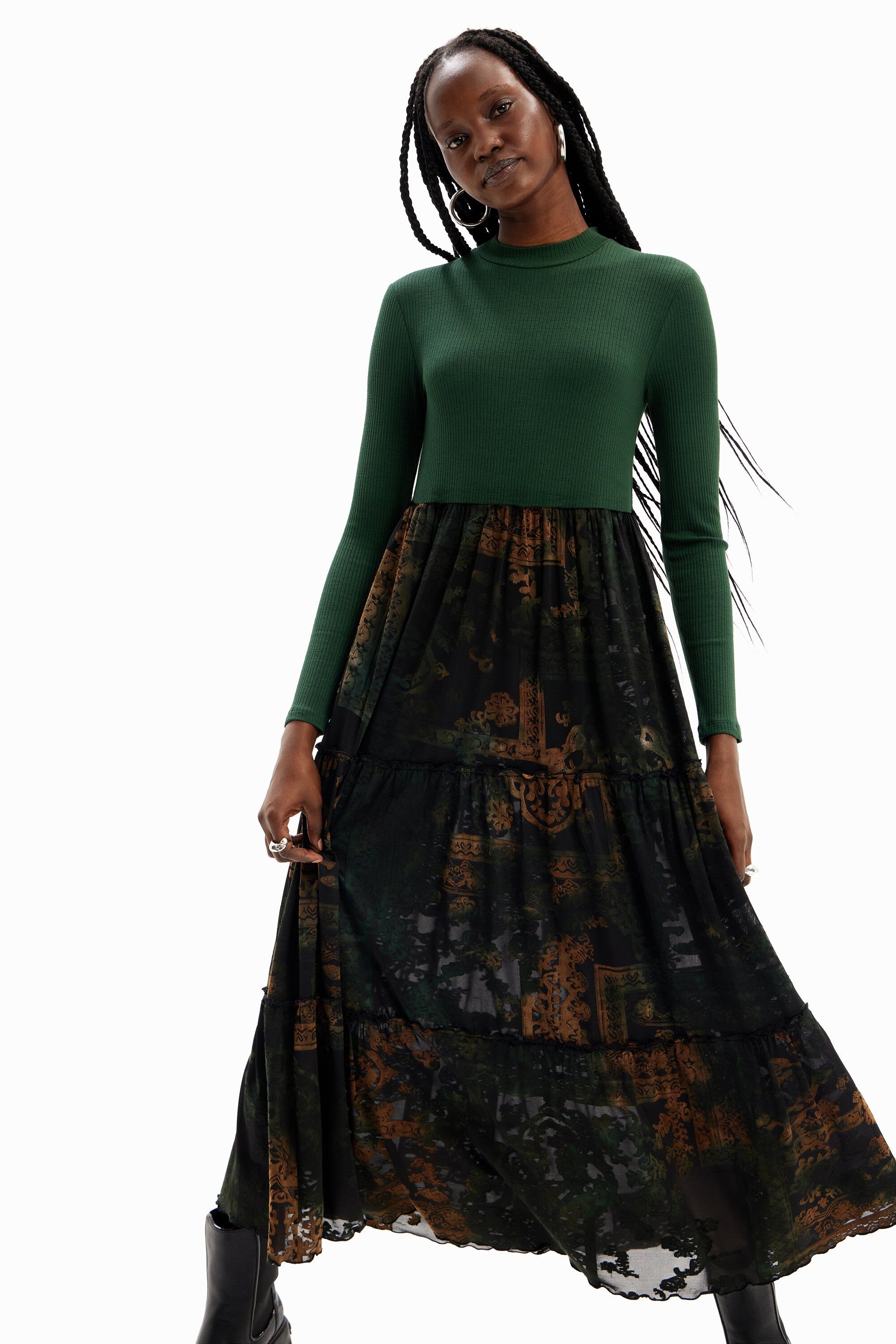 Women s Combination midi dress I Desigual