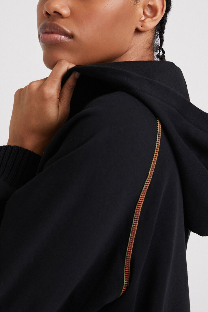 Tulle embroidery sweatshirt | Desigual