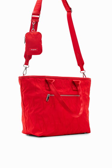 Bolso shopper grande bordados | Desigual