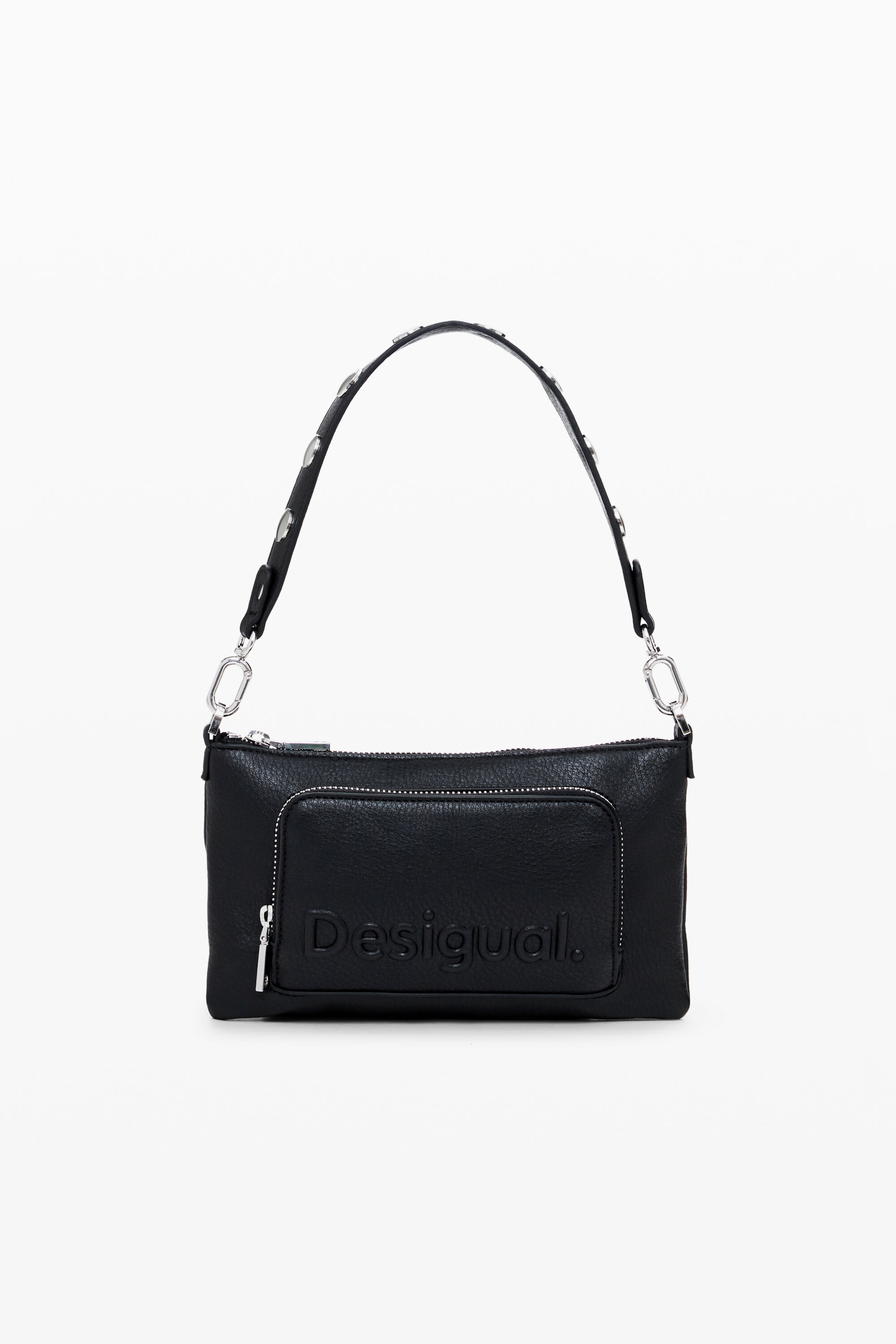 Convertible logo wallet - BLACK - U