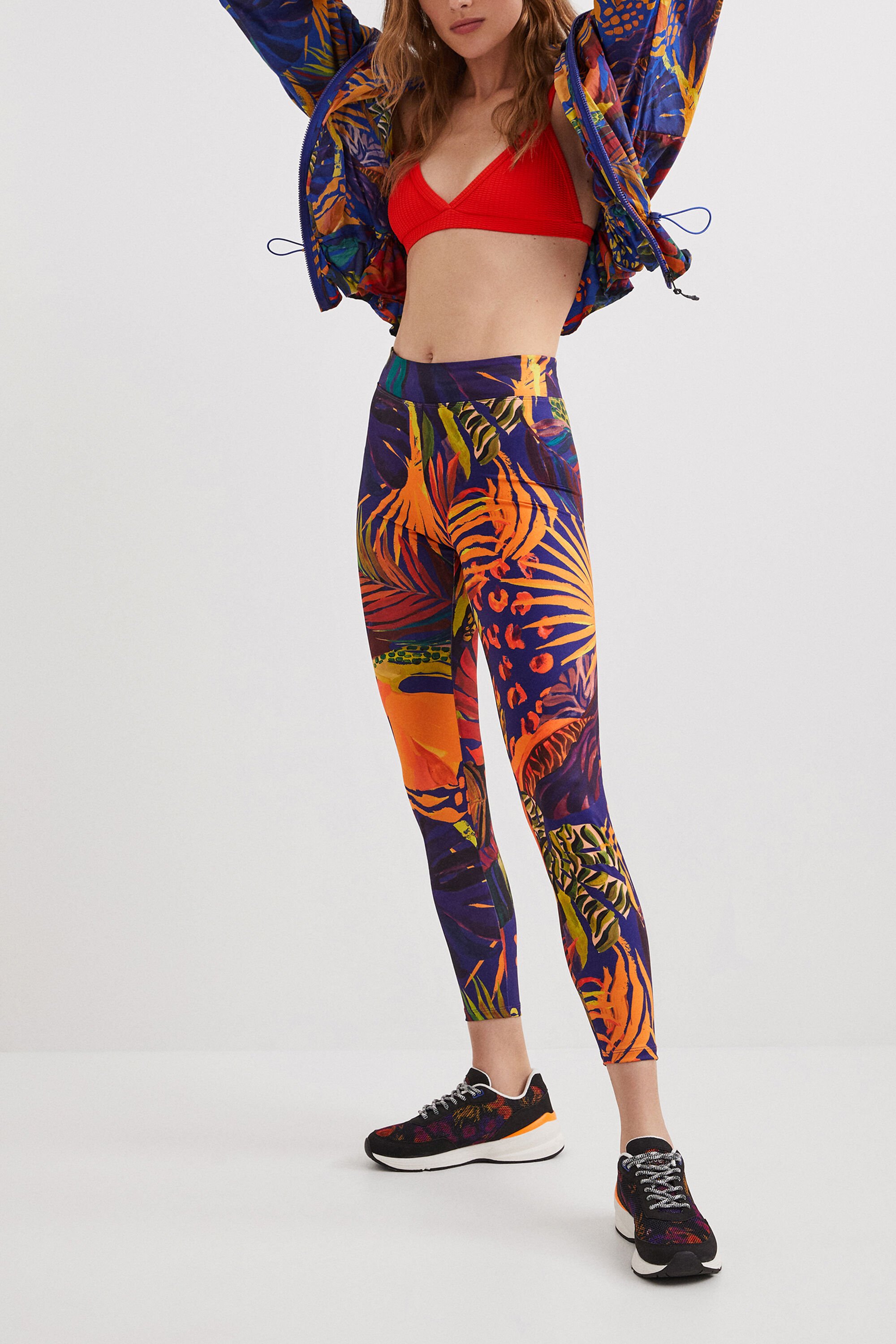 Nike tropical shop leggings