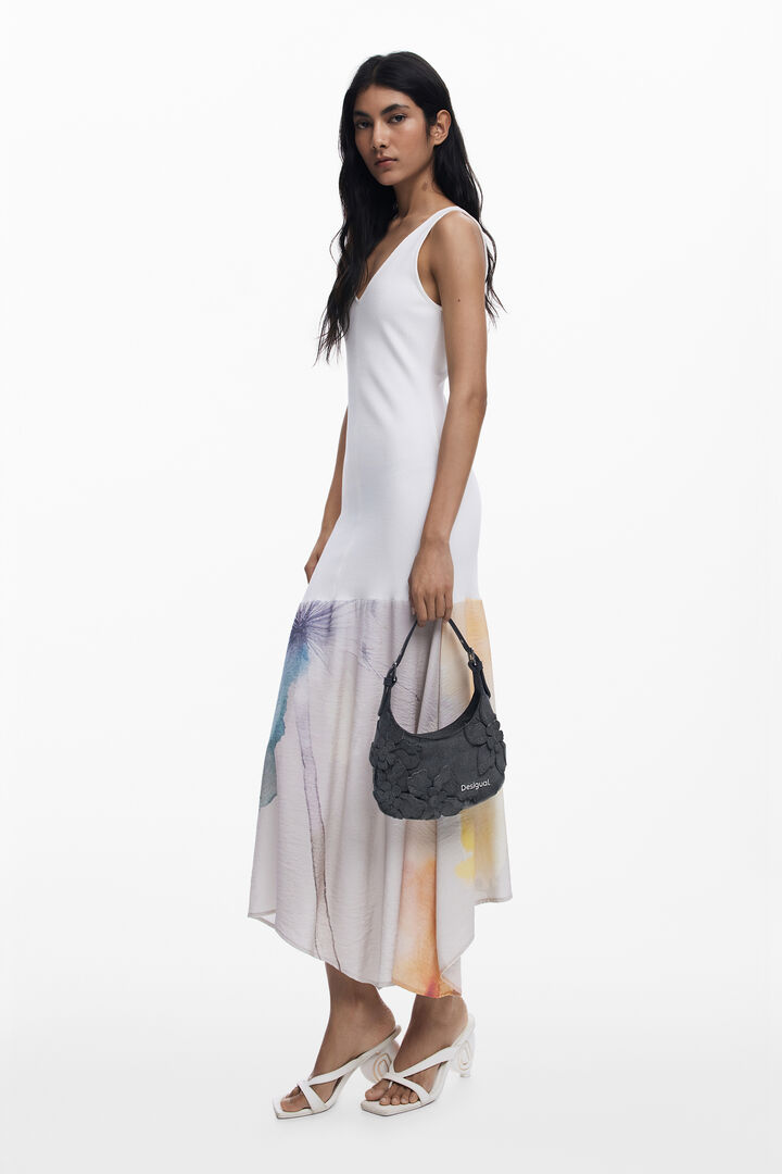 Small floral appliqué bag | Desigual