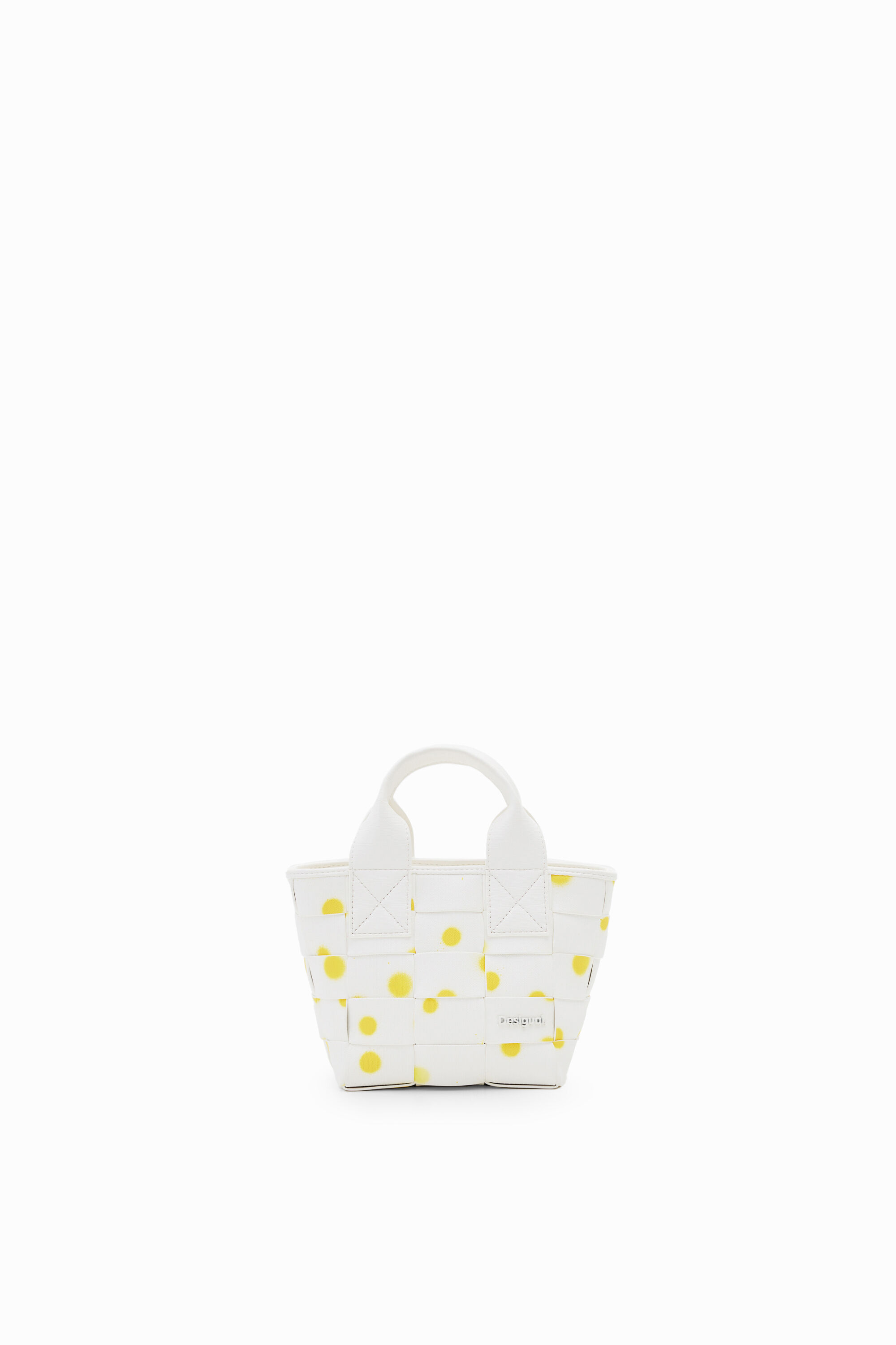 XS droplets crossbody tote bag - YELLOW - U