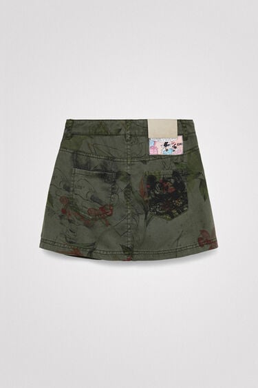 Mickey Mouse camouflage skirt | Desigual
