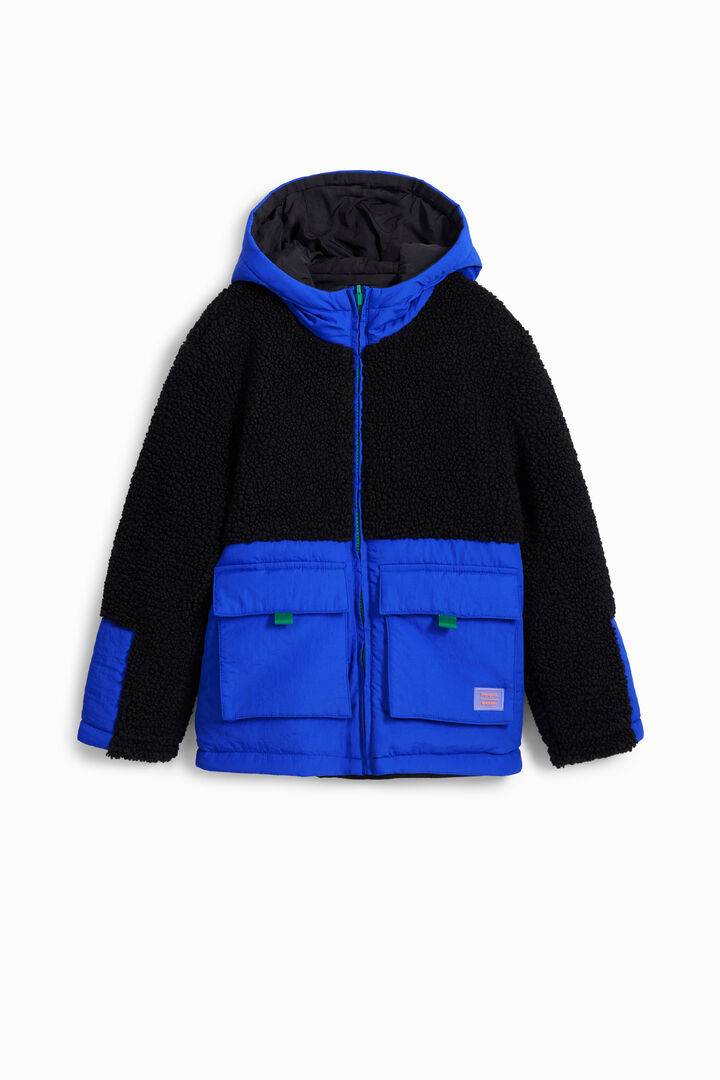 Combined padded coat | Desigual