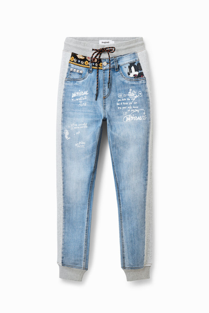 Disney’s Mickey Mouse jogger jeans | Desigual