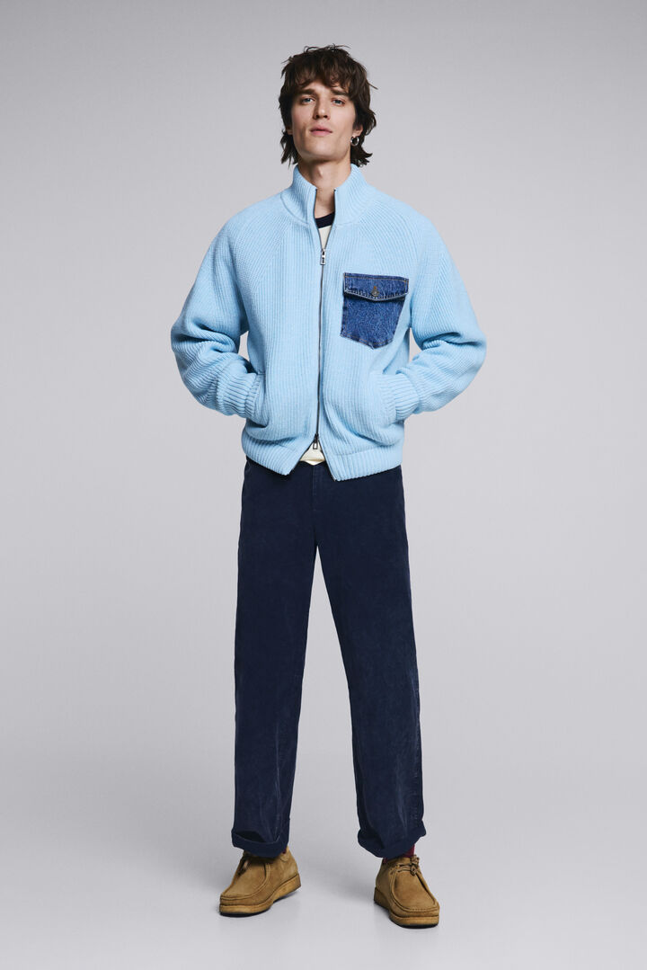 Gebreide trui met dubbele rits | Desigual