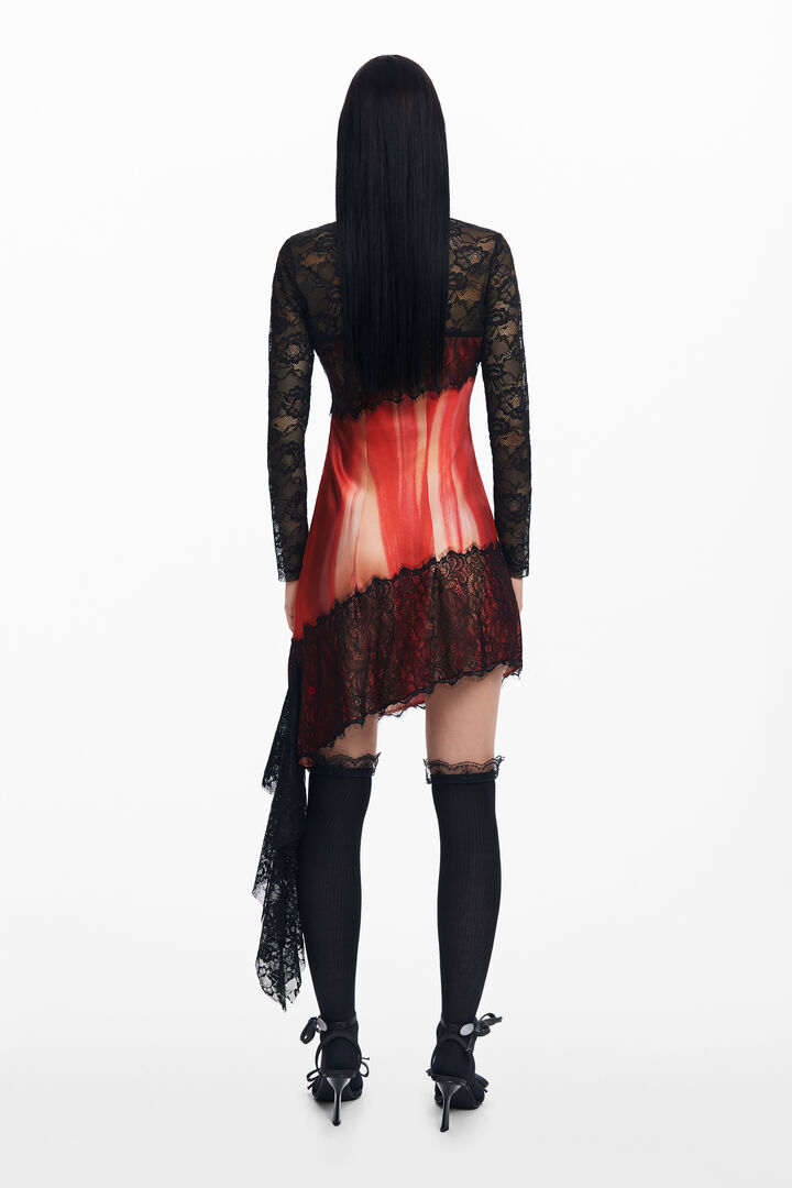 María Escoté combined dress | Desigual