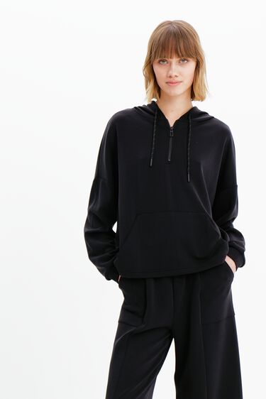 Felpa oversize morbida tatto | Desigual