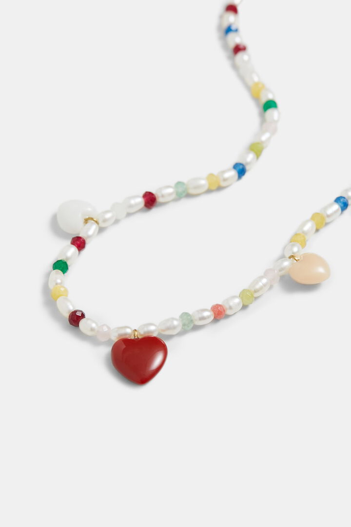 Gargantilla perlas arroz charms | Desigual