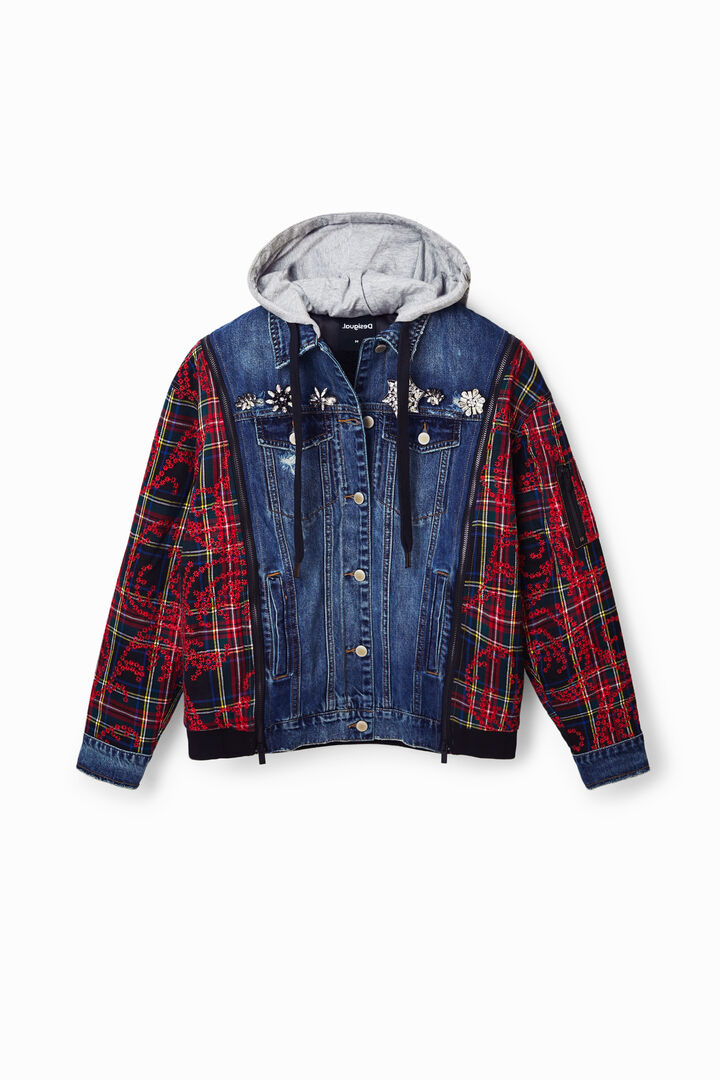 Hybrid denim jacket