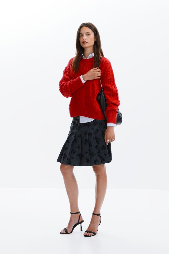 Textured knit sweater | Desigual