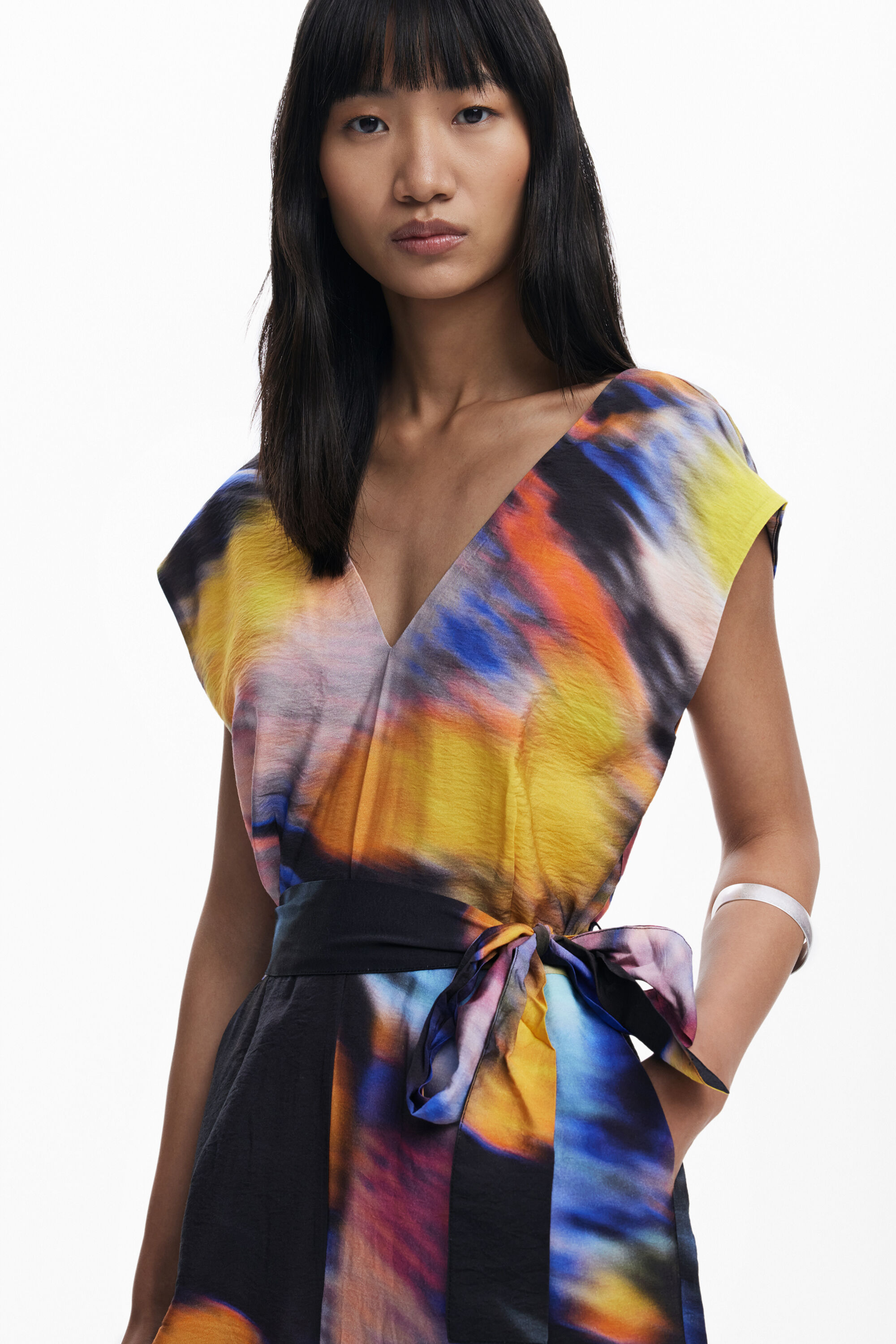 Desigual Jumpsuit Designed By Mr. Christian Lacroix In Black