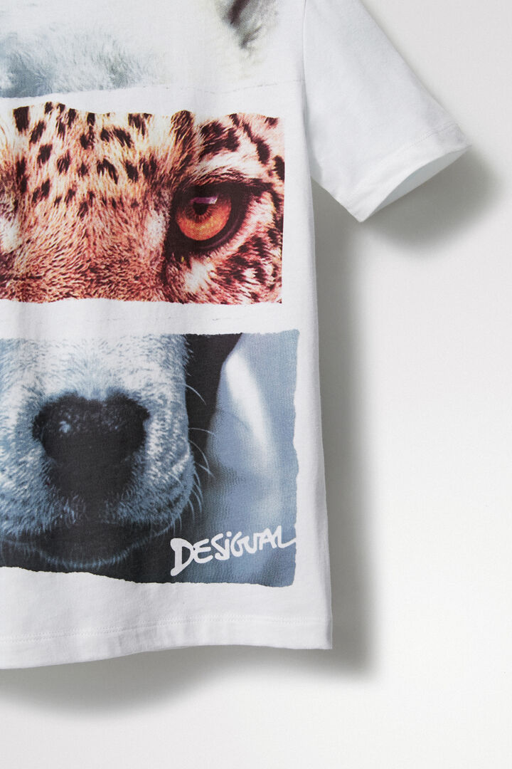 T-shirt print à photographie animal | Desigual