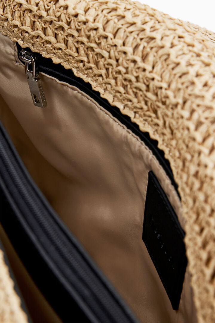 Raffia crossbody bag | Desigual