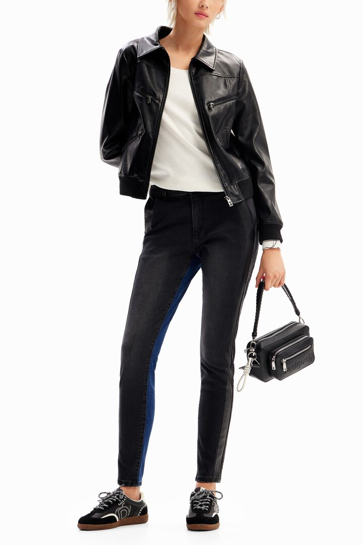 Jeans Slim Fit Kontrast | Desigual