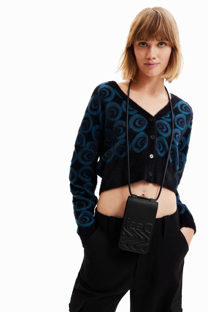 Embossed logo smartphone pouch | Desigual