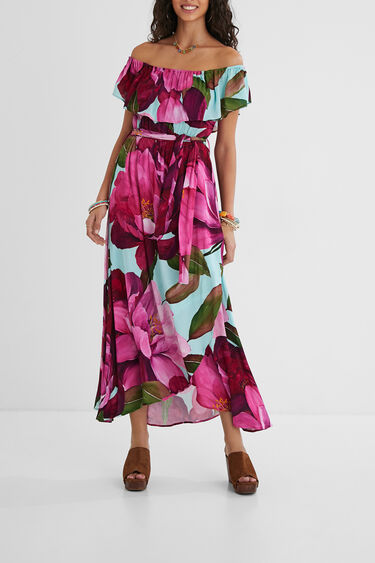 ベアトップ ロングワンピース Desigual Com ベアトップ ロングワンピース Desigual Com