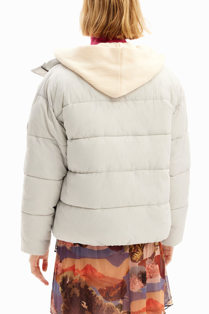 Combination padded jacket | Desigual