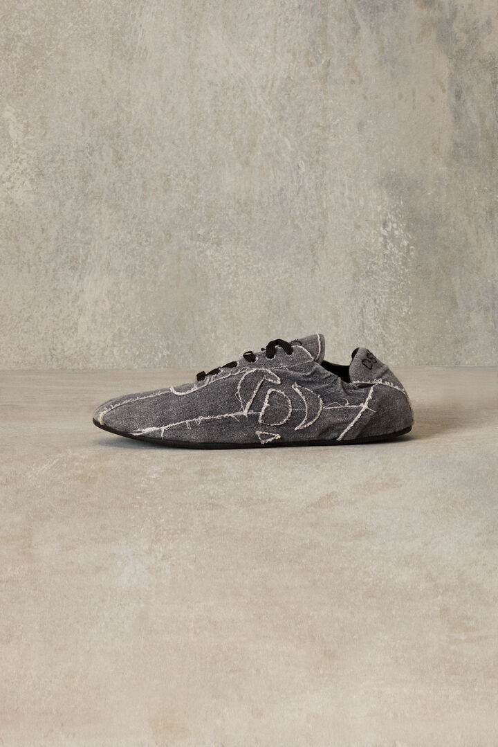 Denim Studio Logo Sneaker
