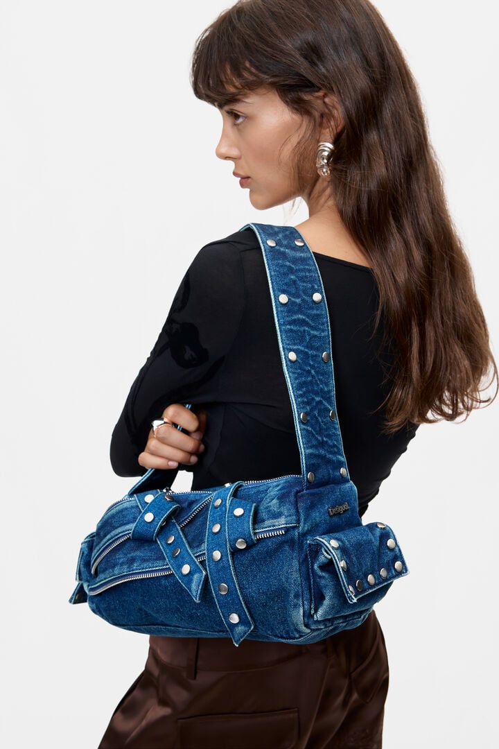 Medium Denim Bag 100% Cotton