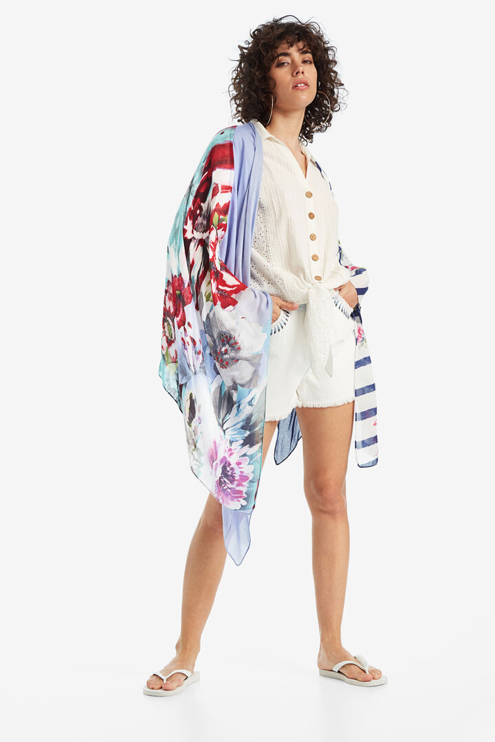 Poncho with Prints Adelaida | Desigual