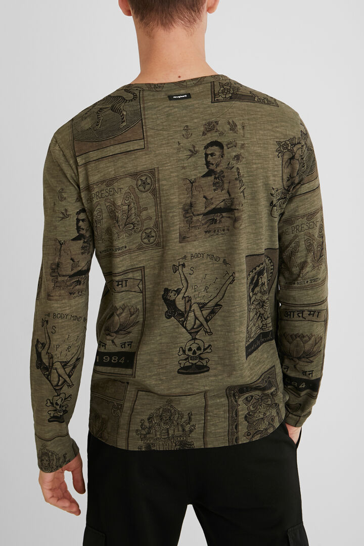 Baumwoll-Shirt im Regular Fit | Desigual
