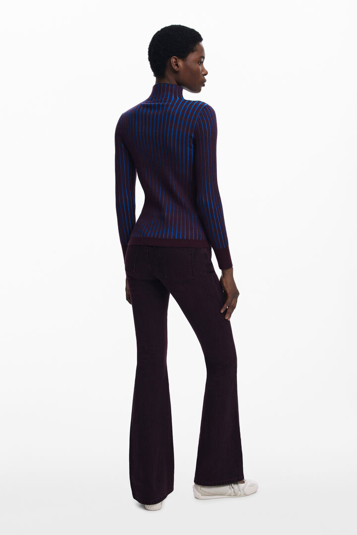 Fitted ribbed sweater | Desigual
