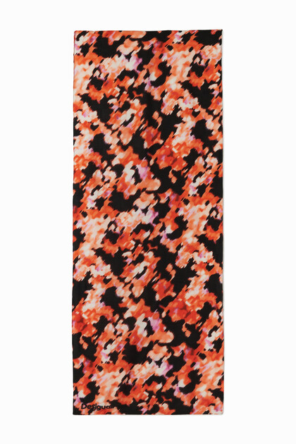 Foulard rectangular abstracto