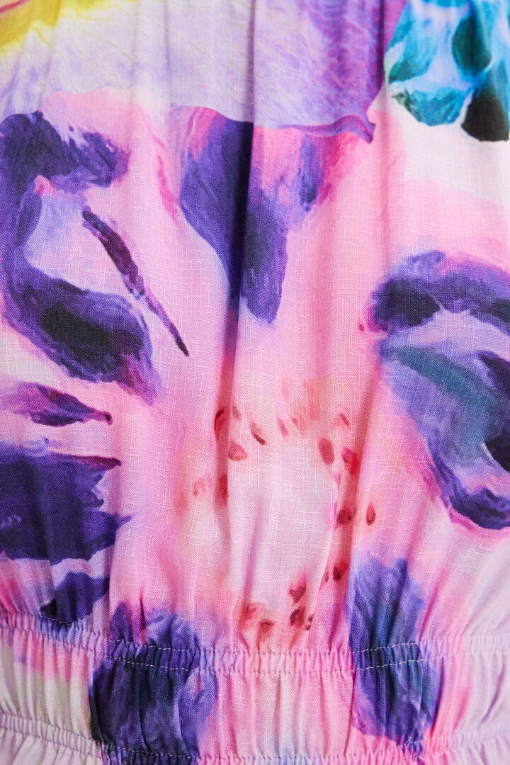 M. Christian Lacroix short floral blouse | Desigual