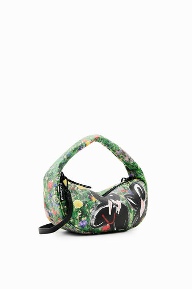 Bolso pequeño floral ilustraciones | Desigual