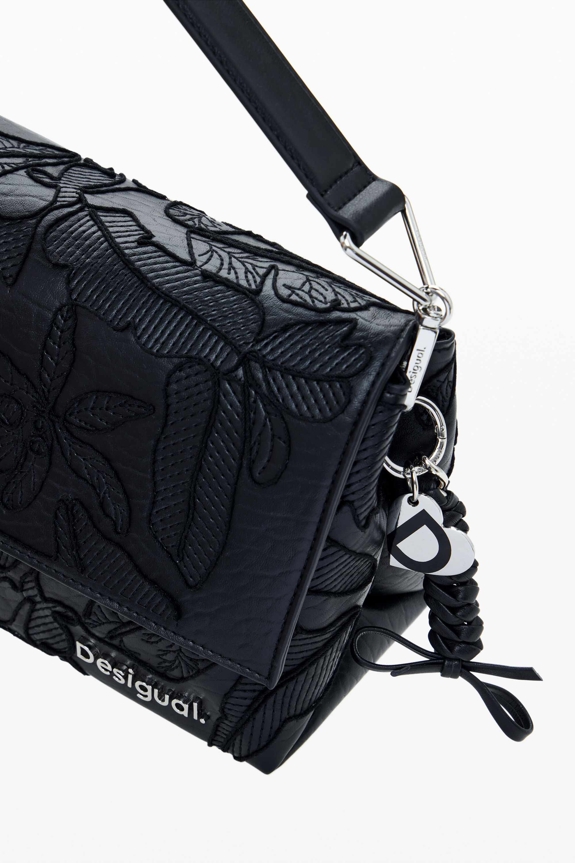 中型刺繍ショルダーバッグ I Desigual.com