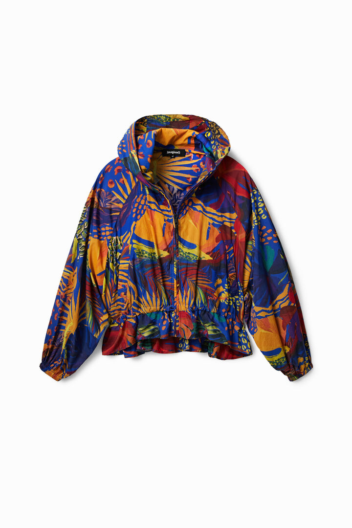 Oversized windstopper v tropskem stilu | Desigual
