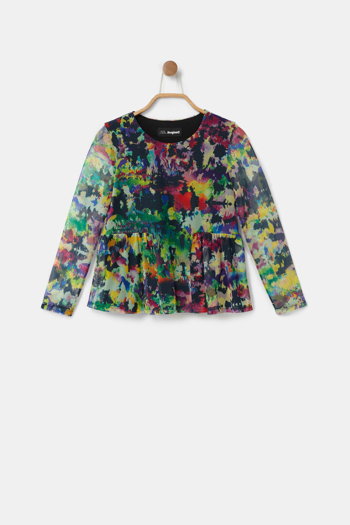 T-shirt tulle flounces | Desigual