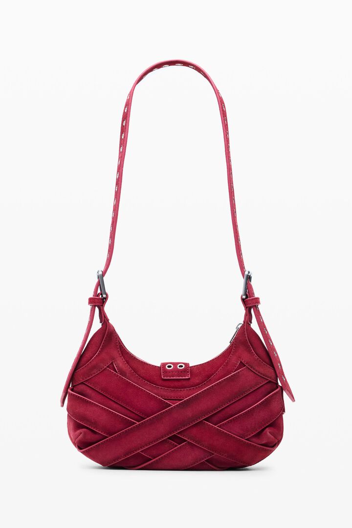 Small leather bag with straps | Desigual
