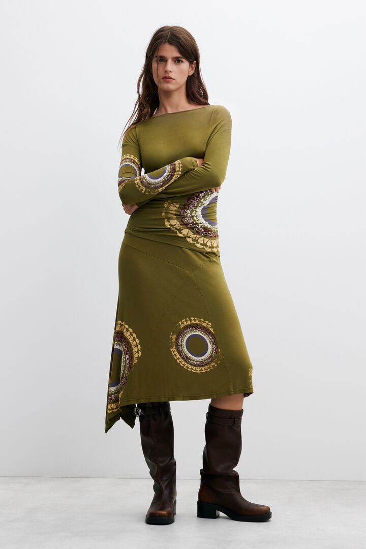 vintage long-sleeve printed T-shirt