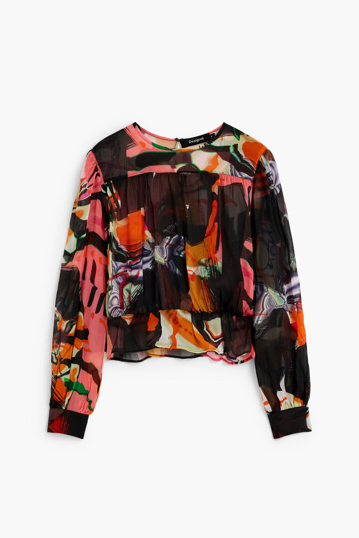 Bedrukte Blouse M. C. Lacroix
