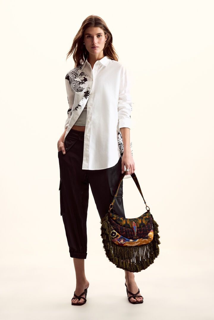 Chemise orchid&eacute;e M. Christian Lacroix