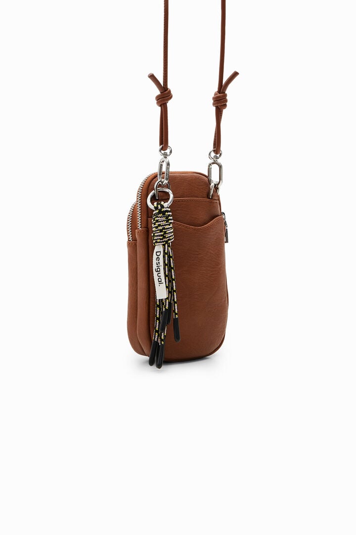Leather-effect wallet smartphone pouch | Desigual