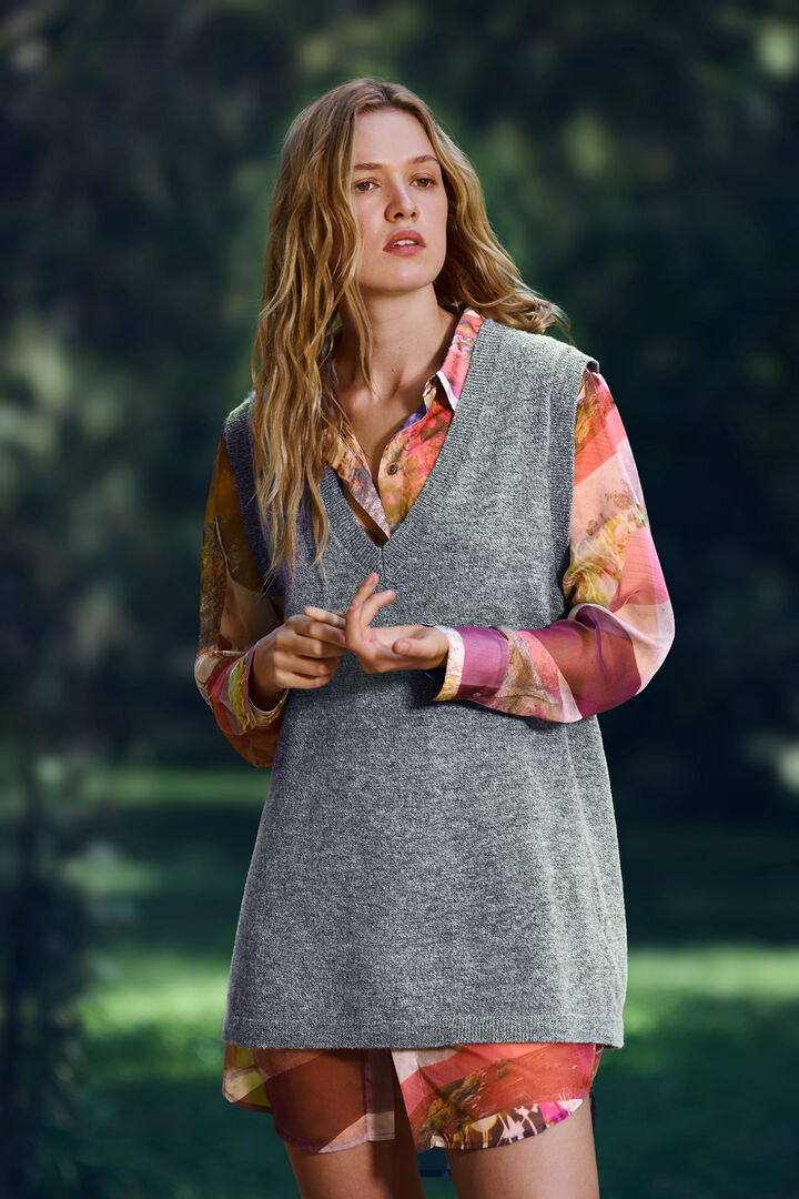 Combined Shirt Dress