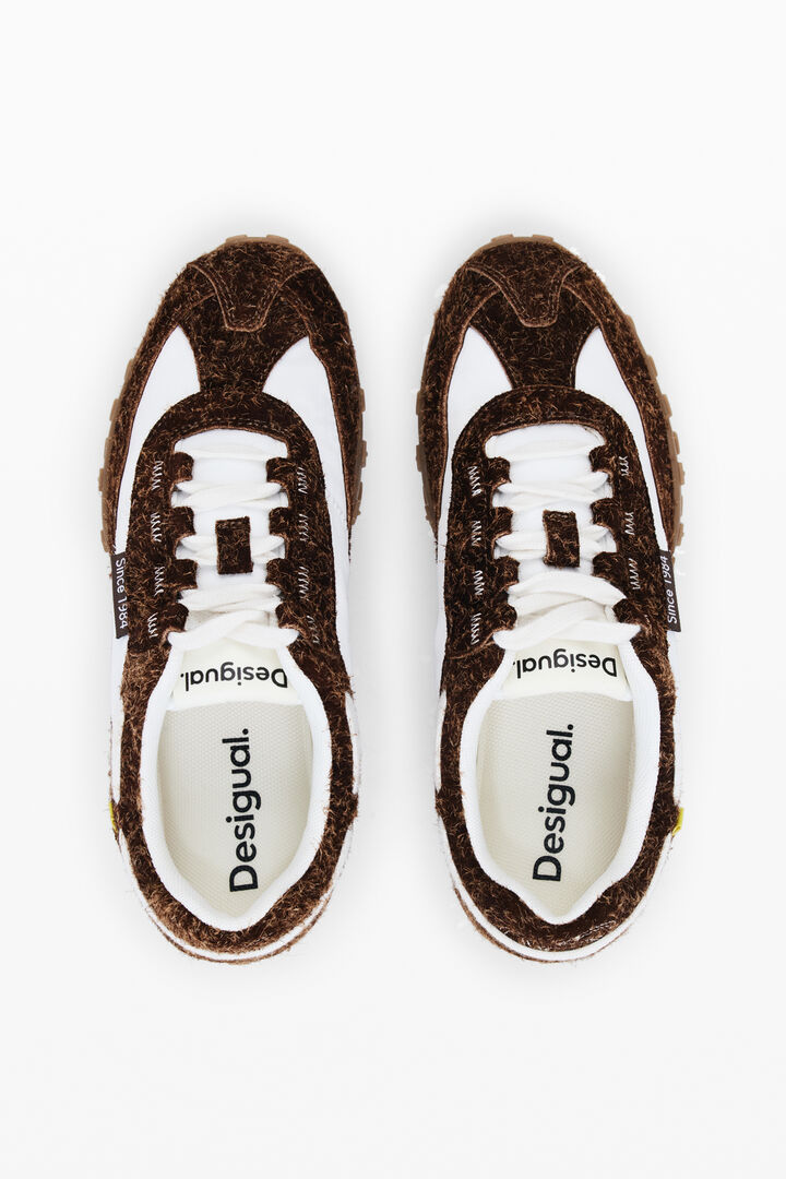 Combined leather sneaker | Desigual